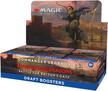 Magic the Gathering Commander Legends Battle for Baldurs Gate Draft Boosters (24 Boosters Per Display) — product image 1