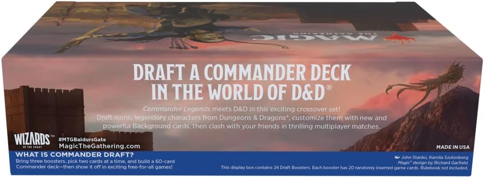 Magic the Gathering Commander Legends Battle for Baldurs Gate Draft Boosters (24 Boosters Per Display) — product image 5