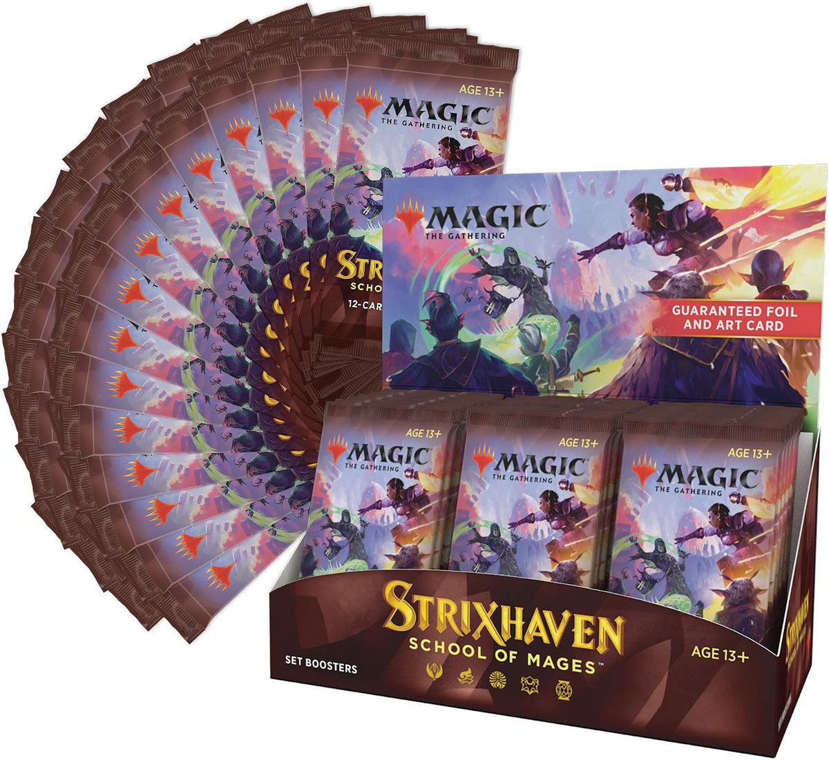 Magic the Gathering Strixhaven School of Mages Set Boosters (30 Boosters Per Display) — product image 5
