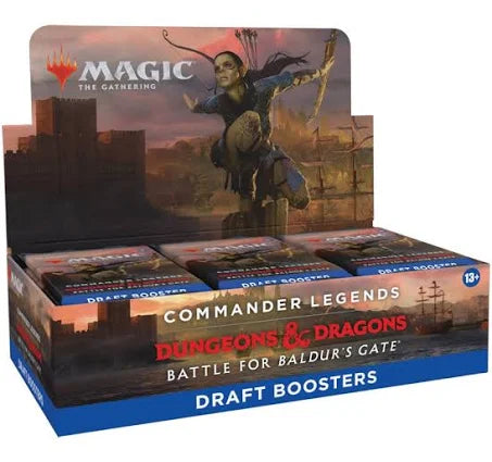 Magic the Gathering Commander Legends Battle for Baldurs Gate Draft Boosters (24 Boosters Per Display)